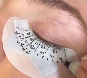 mapping lash extensions